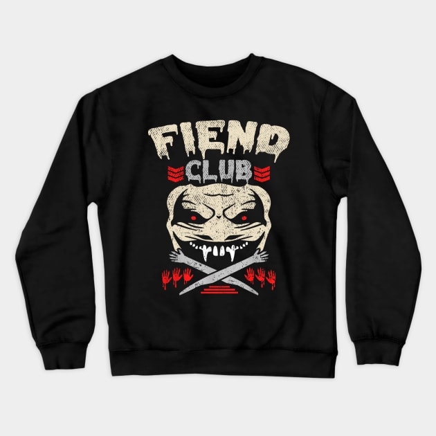 Fiend club bray wyatt wrestling fan - fiend club Crewneck Sweatshirt by dalioperm